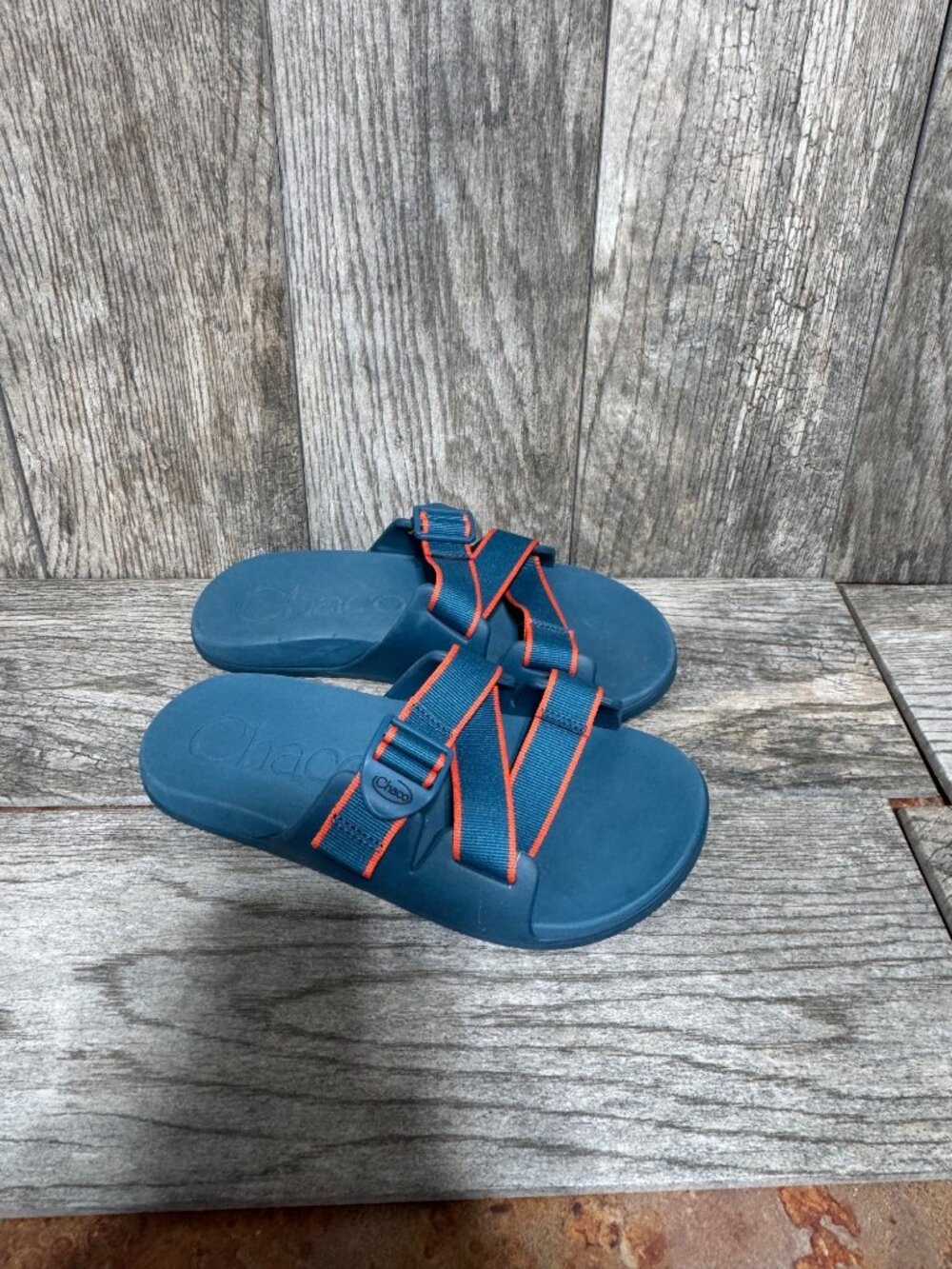 Chaco Chillos Cobolt Blue Slide Sandals Men's Size 7 JCH 108295 - Picture 3 of 9